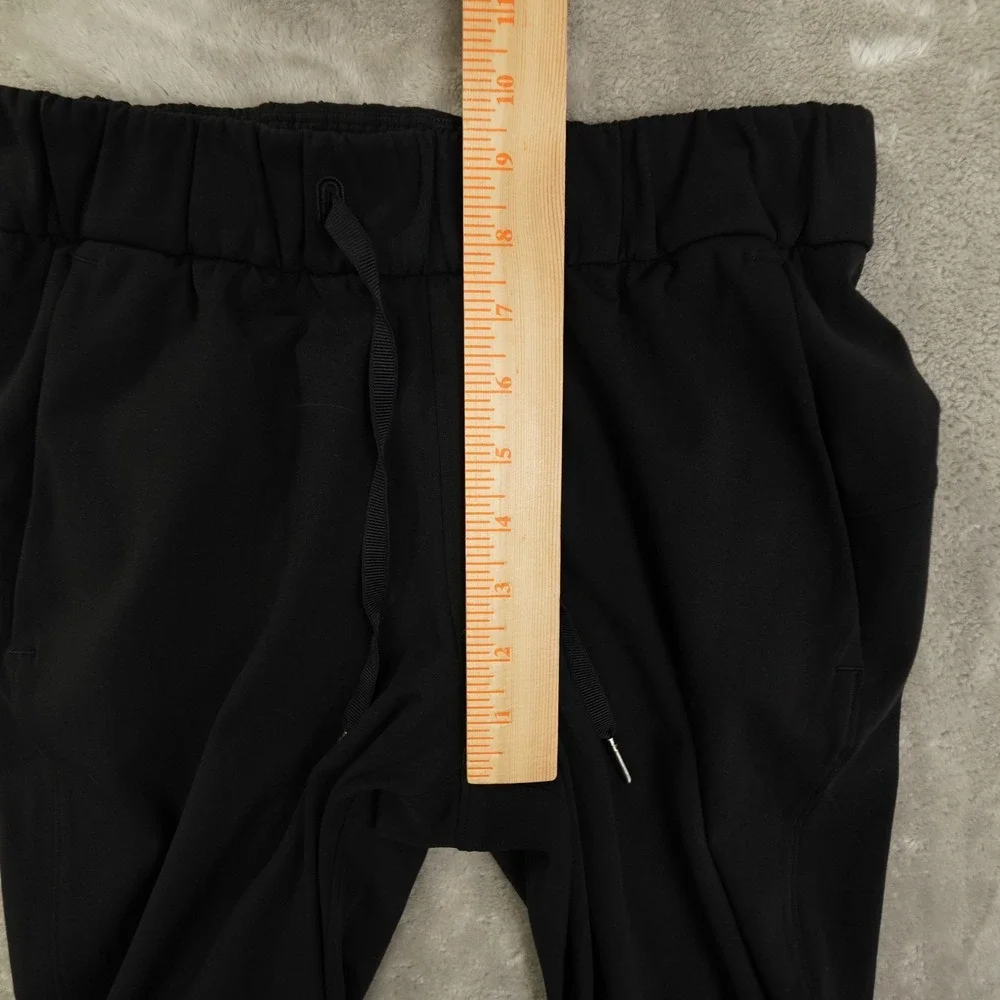Lululemon On The Fly 7/8 Ankle Pants Size 2 Yoga Workout Black‎ Pockets Luxtreme